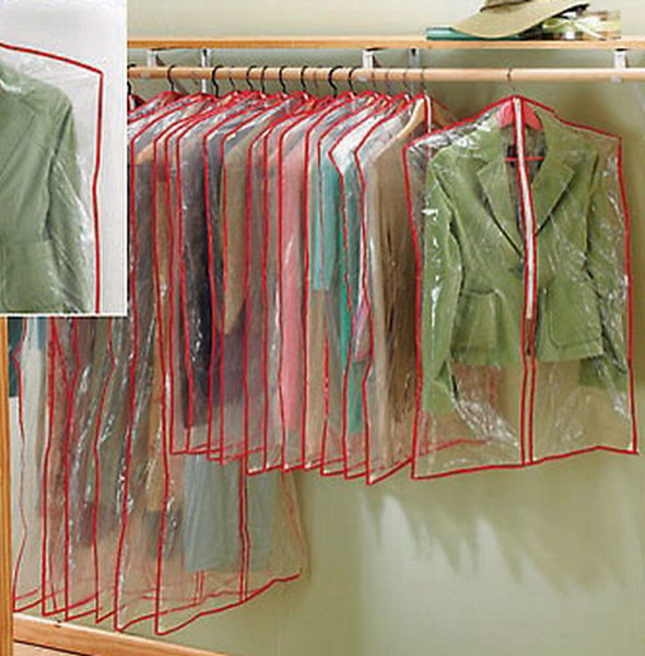 20 New Clear Plastic GARMENT BAGS Clothing Covers eBay