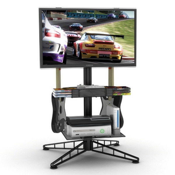 New Video Game System Accessories Holder Rack & TV Stand for Xbox 360