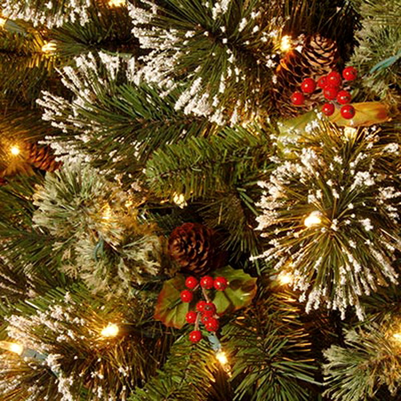 new pre lit 9 christmas garland 100 lights berries pine new pre lit 9 christmas garland 100 lights berries pine