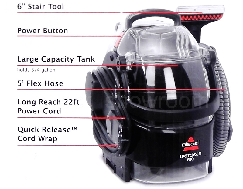 New Bissell Professional Carpet Cleaner Spot Clean Pro Portable Rug