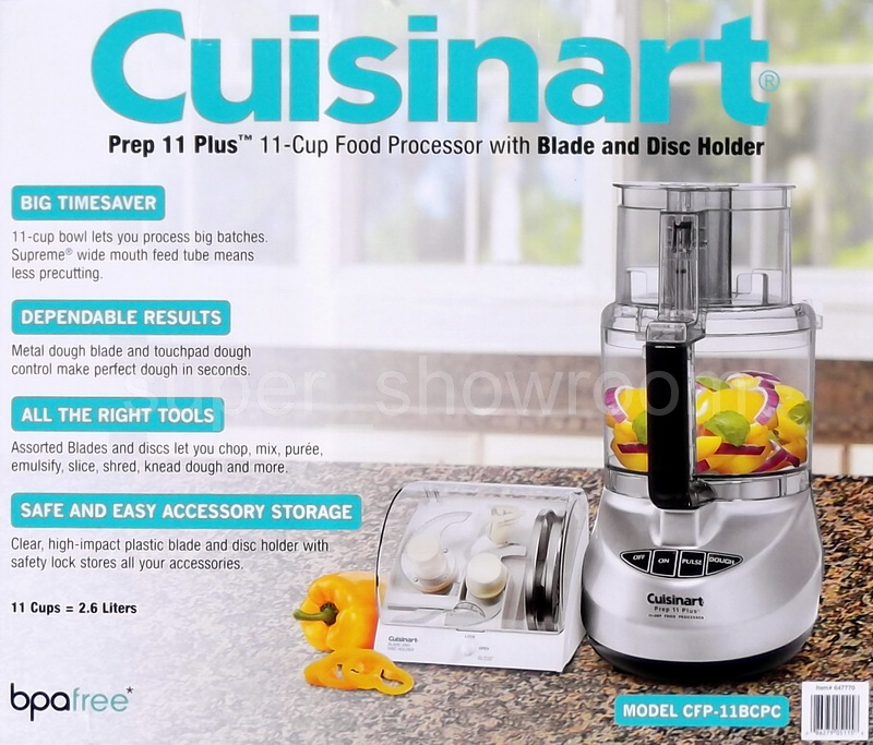 New Cuisinart Prep 11 Plus 11 Cup Food Processor with Blade & Disc