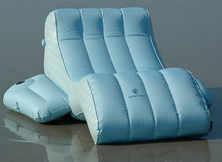 New Huge 62" Floating Lounge Chair pool raft lake float + Battery Powered Pump