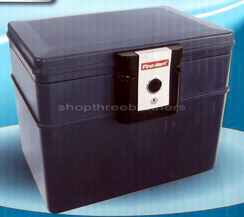 NEW First Alert Fireproof Waterproof File Chest Safe Fire Box