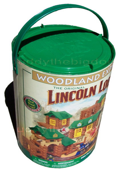 NEW LINCOLN LOGS WOODLAND EXPRESS 290 PIECE SET w/ TUBE
