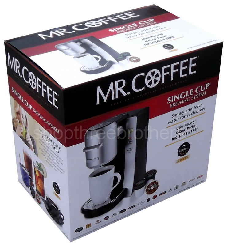 New Mr. Coffee Single Serve Coffee Maker Keurig K Cup Brewing System 