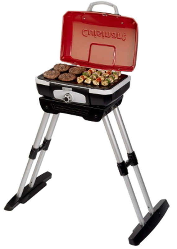 New Cuisinart Portable Propane Gas Grill with Stand Adjustable
