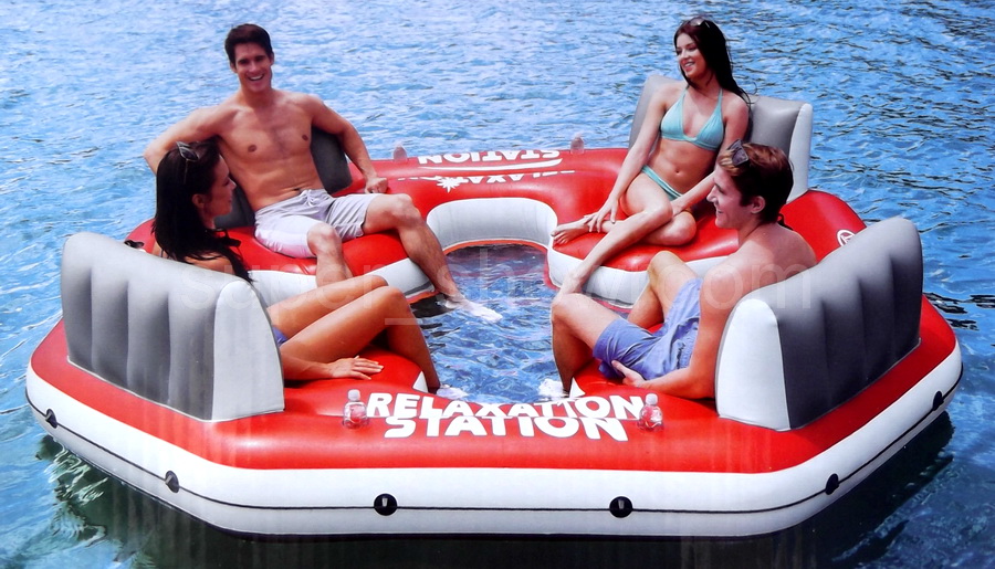 inflatable islands for lakes