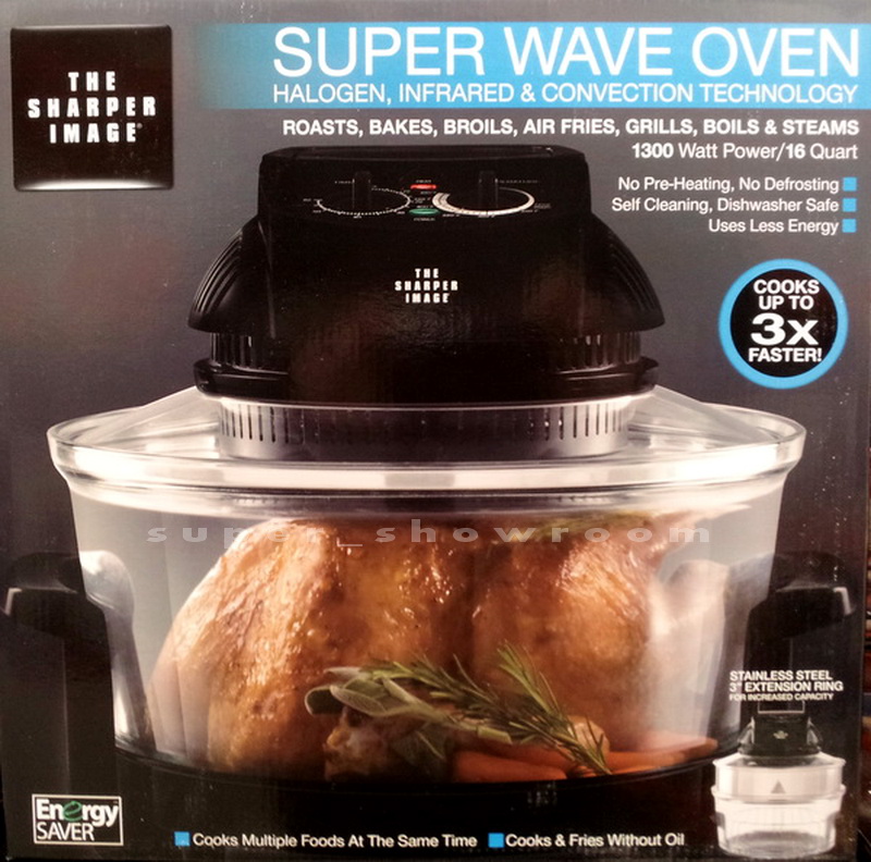 New Sharper Image Super Wave Oven Superwave Convection Halogen Infrared