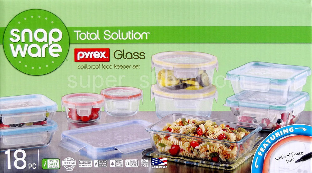 snapware 18 piece set