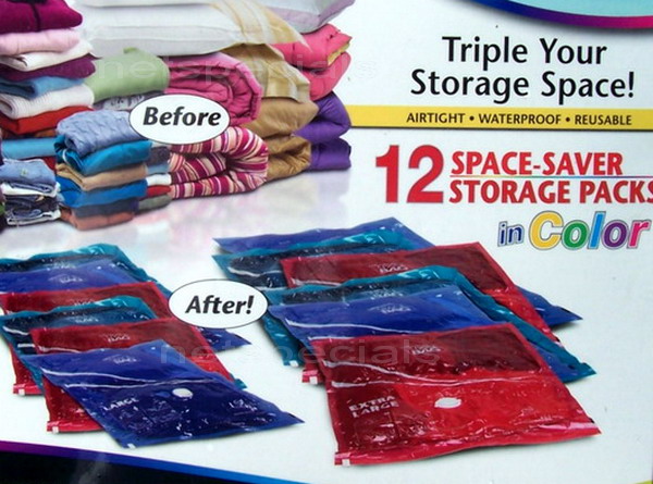 24 PACK REAL SPACEBAG Space Bags Vacuum Seal Storage