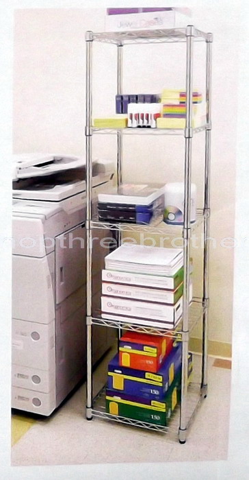   Large Adjustable Size CLOSET ORGANIZER 10 Shelf 4 Hanging Rods  