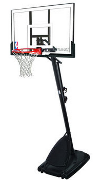 New Spalding Basketball Goal System Acrylic Backboard Angled Pole ...