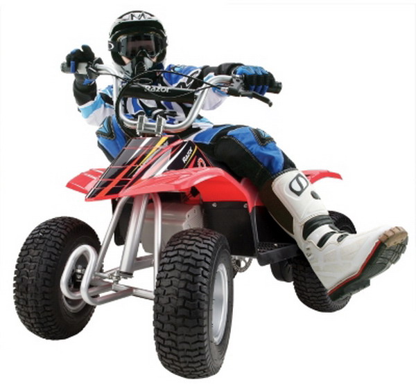  Electric Dirt Quad Ride on Bike Age 8 24V Trail Rider Racer