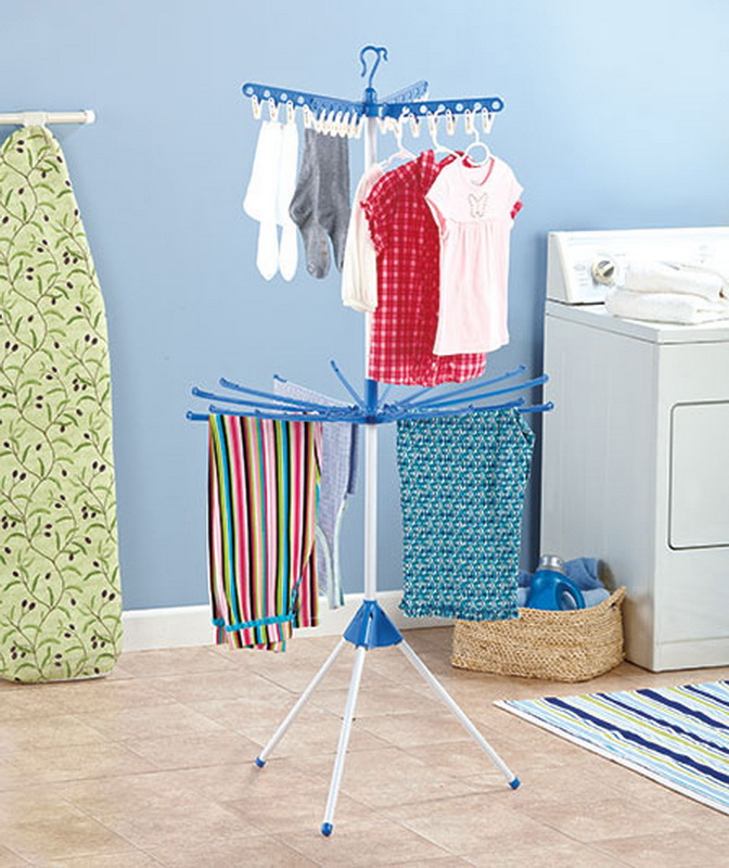 This is for one Brand New 2 Tier Folding Tripod Garment Rack Drying