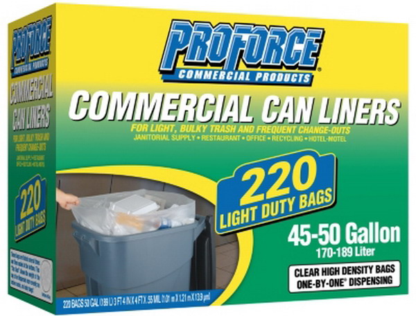   Duty 45   50 Gallon Garbage Bags Commercial Trash Can Liners  
