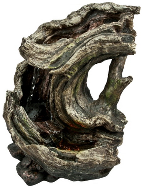 NEW Artificial Driftwood Fountain Lighted Lit Envirostone Landscape ...