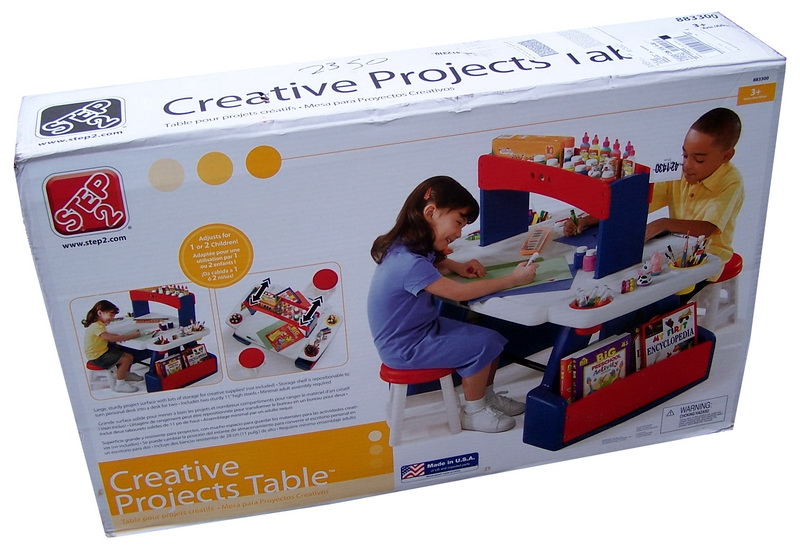 NEW Creative Projects Art Table Desk & 2 Stools  KIDS  