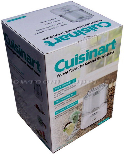 NEW Cuisinart 1 1/2 Quart Ice Cream Maker Frozen Yogurt Sorbet 