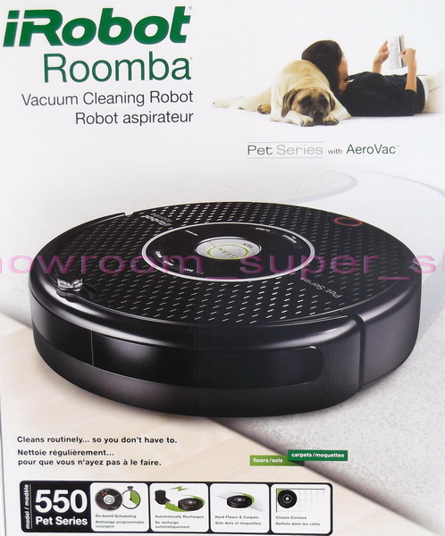 NEW iRobot Roomba 550 Vacuum Cleaner Pet Series Scheduler Floor 