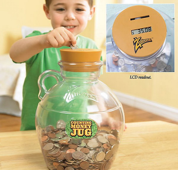 NEW LARGE Electronic Money Counting PIGGY BANK JUG JAR  