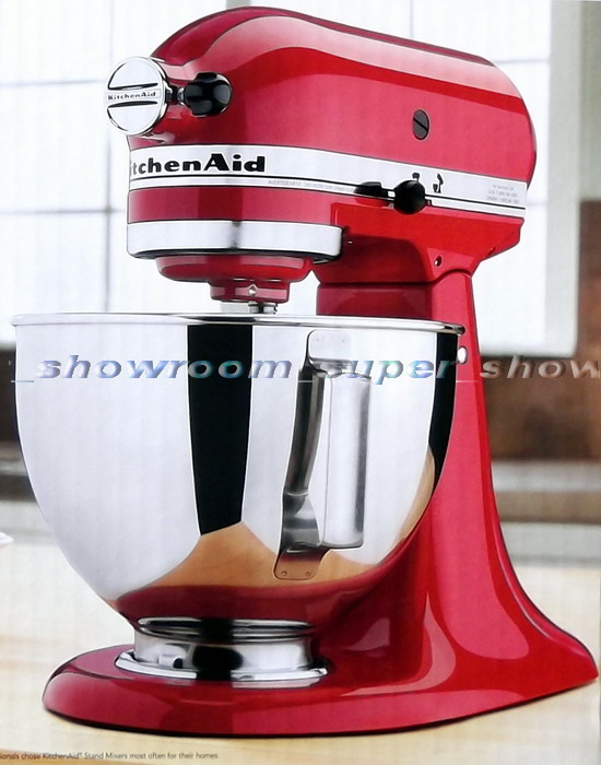 New KitchenAid 4.5 Quart Tilt Head Stand Mixer Metal Beater Dough Hook 