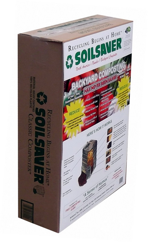 SOILSAVER Classic Backyard Black Composter